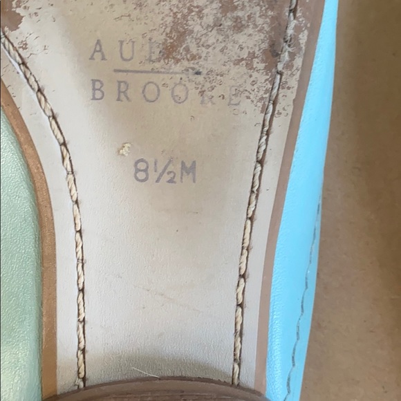 Made in Italy light Mint leather mules - Picture 2 of 3